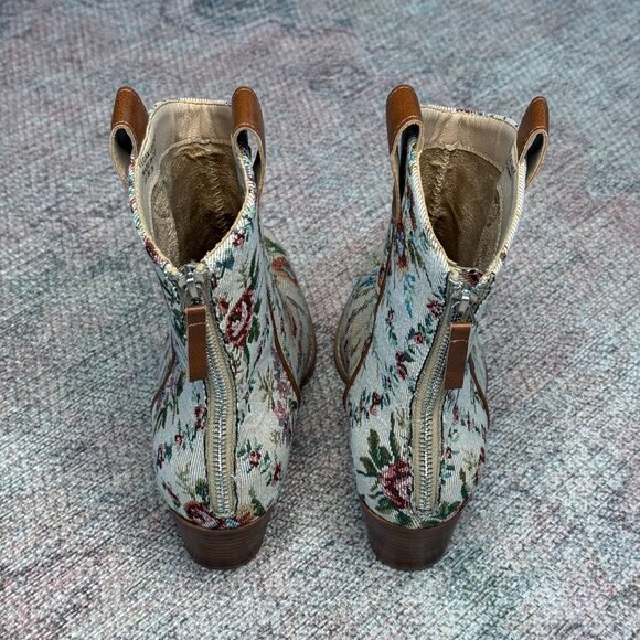 Demi Floral Tapestry Boots 8.5 - Picture 4 of 5
